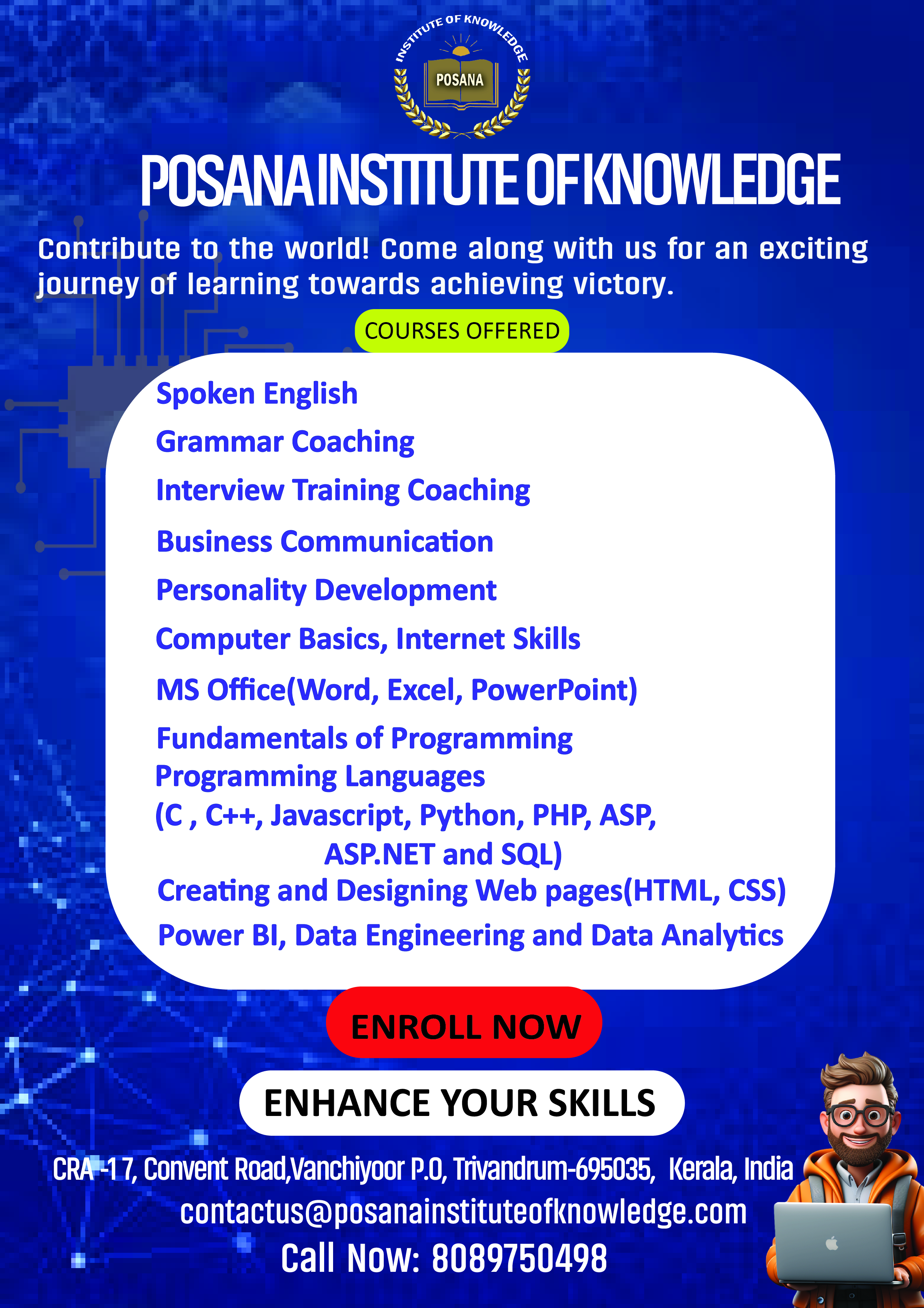 Posana Institute Flyer